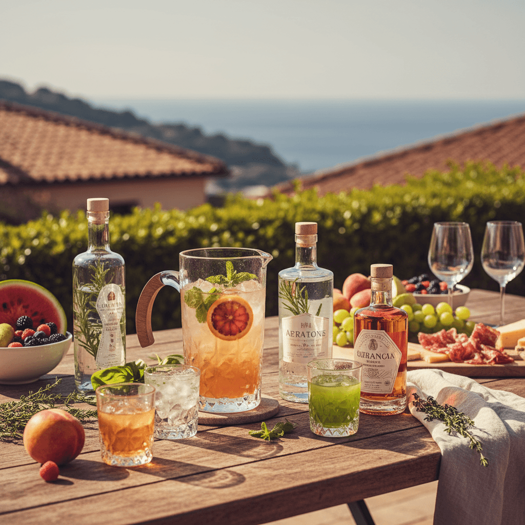 Professional photograph illustrating summer 2025 spirits trends — cover image for "Summer 2025 Spirits Trends: What's Selling and What Retailers Should Stock Next" on Intentionally Creative