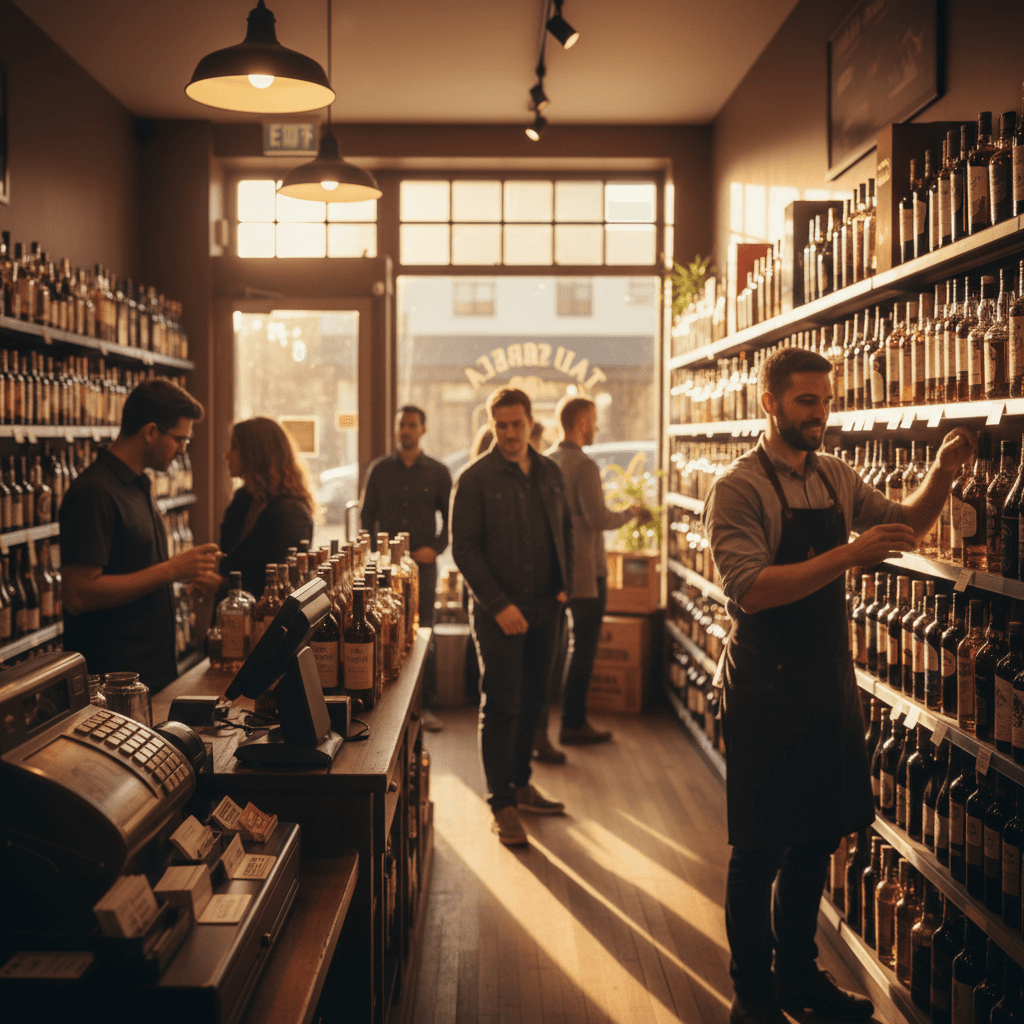 Professional photograph illustrating liquor store SEO — cover image for "Why Most Liquor Store SEO Fails (And the 5 Local Search Fixes That Actually Drive Foot Traffic)" on Intentionally Creative