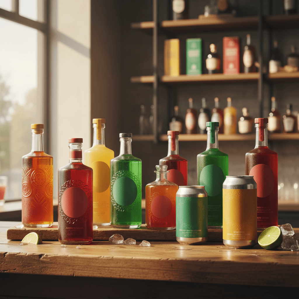 Professional photograph illustrating new ready-to-drink cocktail brands 2025 — cover image for "New Ready-to-Drink Cocktail Brands 2025: The RTDs Shaking Up Retail Shelves This Summer" on Intentionally Creative