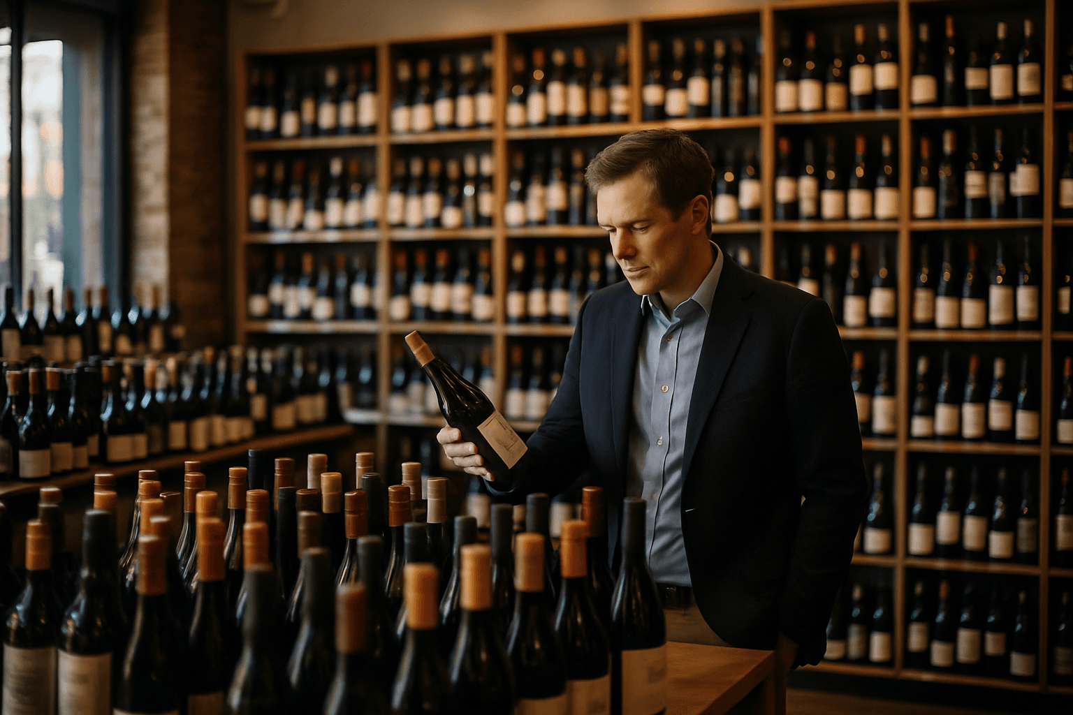 Professional photograph illustrating emerging domestic wine regions retail — cover image for "Virginia, Texas, and Beyond: How Emerging Domestic Wine Regions Create Merchandising Opportunities for Independent Retailers" on Intentionally Creative