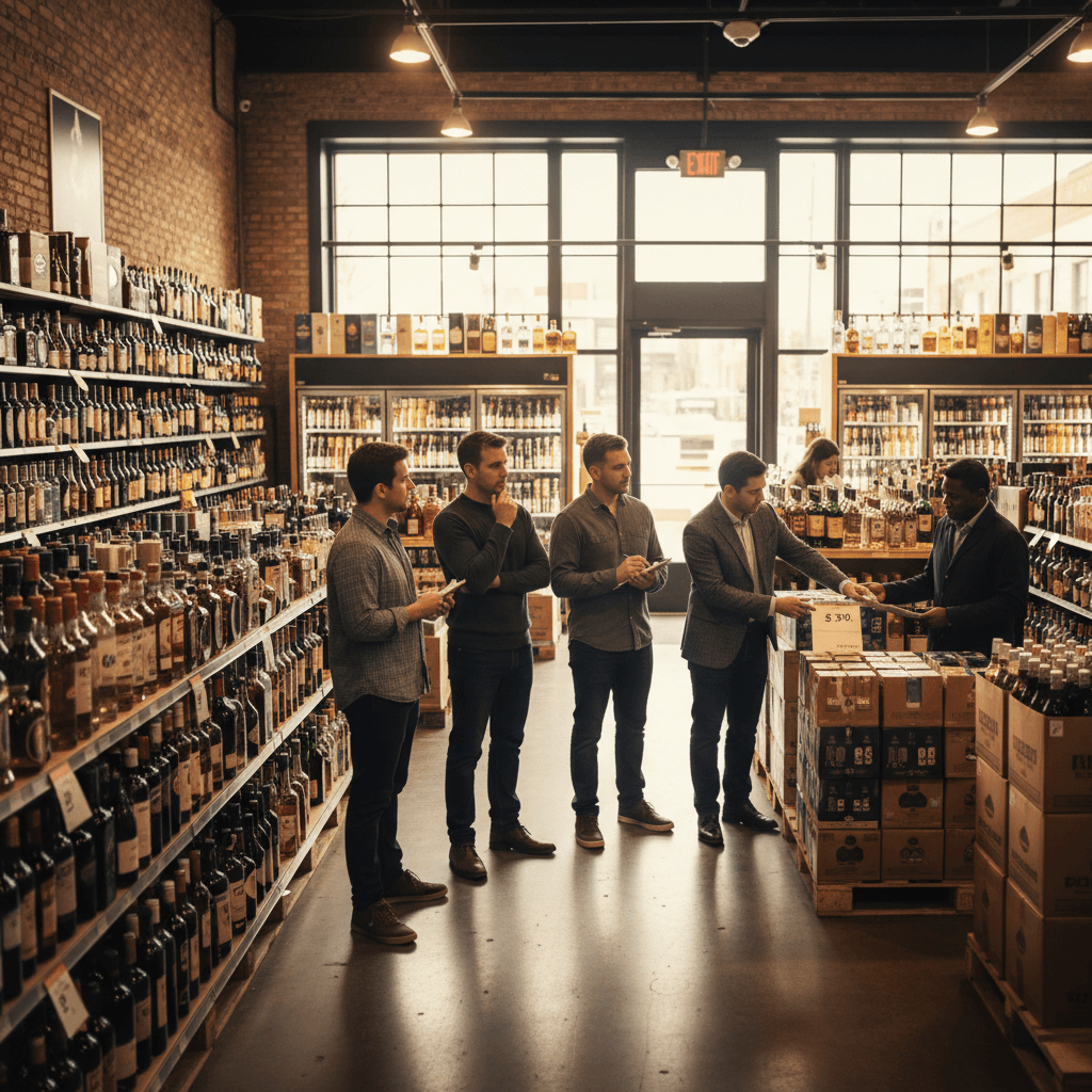 Professional photograph illustrating Sysco Jetro acquisition liquor stores — cover image for "Sysco's $29 Billion Jetro Acquisition: What Cash-and-Carry Distribution Consolidation Means for Independent Liquor Store Purchasing Power" on Intentionally Creative