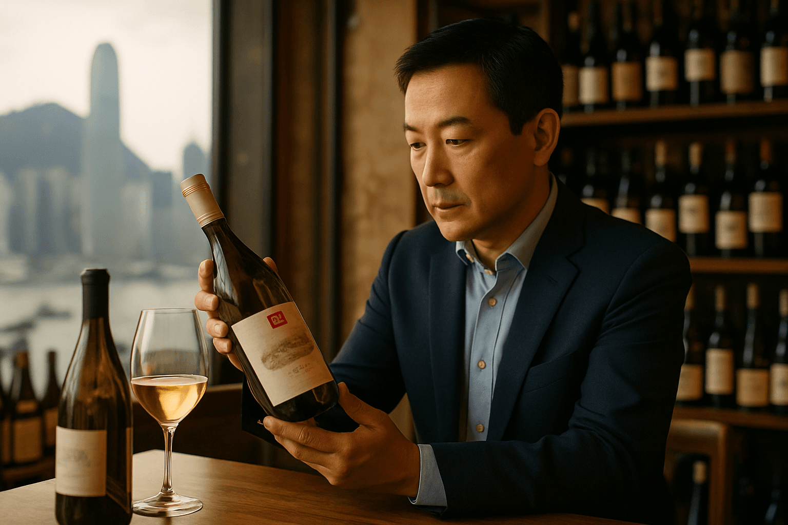 Professional photograph illustrating Swiss wine Hong Kong — cover image for "Swiss Wine Is Quietly Winning Over Hong Kong Sommeliers—What Independent Retailers Should Know About This Emerging Category" on Intentionally Creative