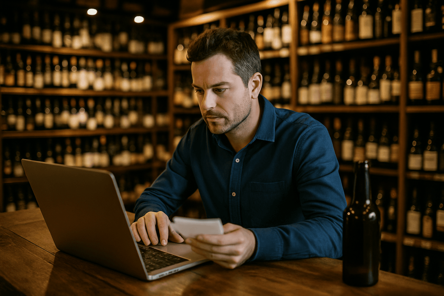 Professional photograph illustrating email segmentation liquor stores — cover image for "Email Segmentation for Liquor Stores: How to Build Simple Audiences That Actually Convert" on Intentionally Creative
