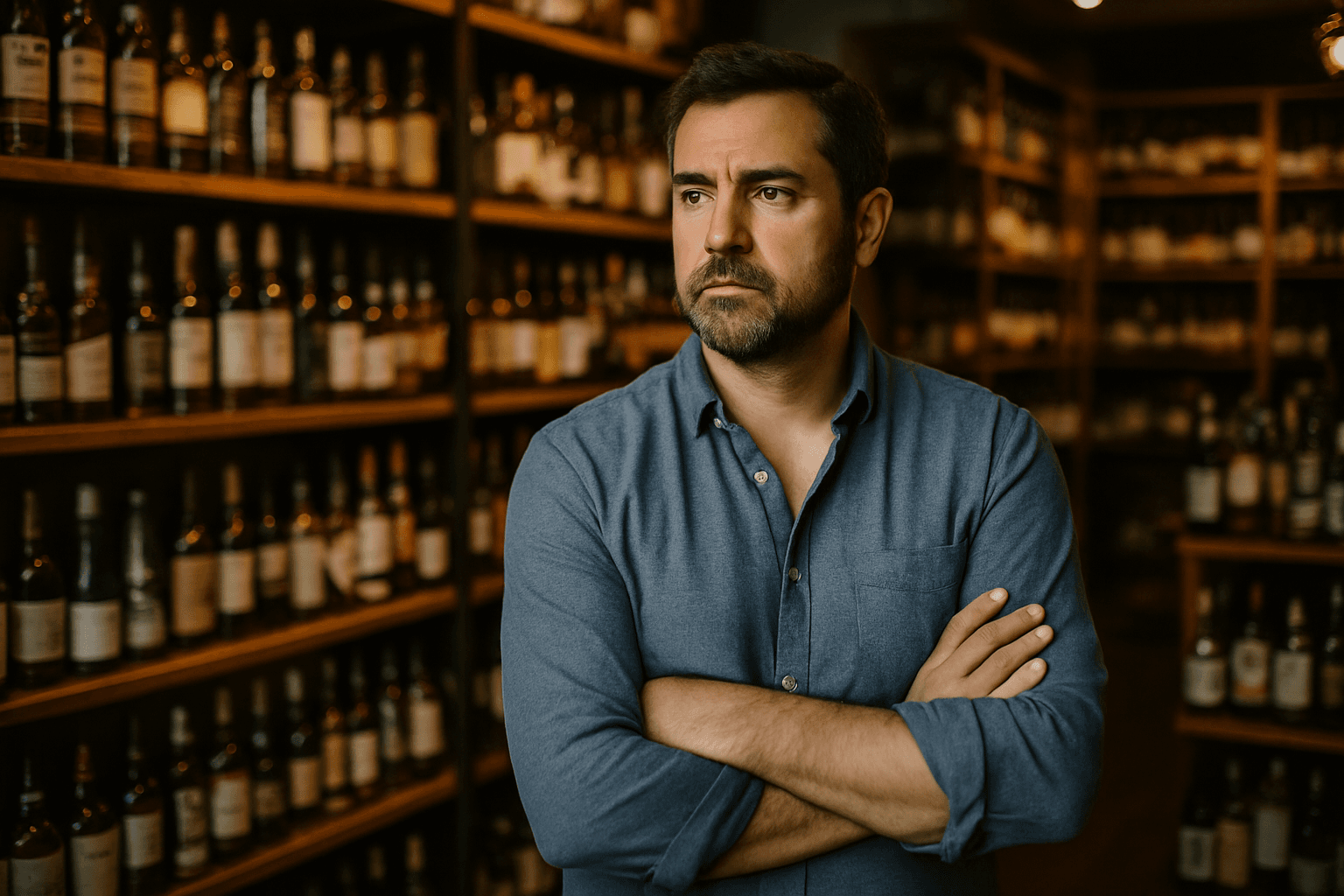 Professional photograph illustrating independent spirits retailers — cover image for "Why the Pernod Ricard–Brown-Forman Collapse Changes the Game for Independent Spirits Retailers" on Intentionally Creative