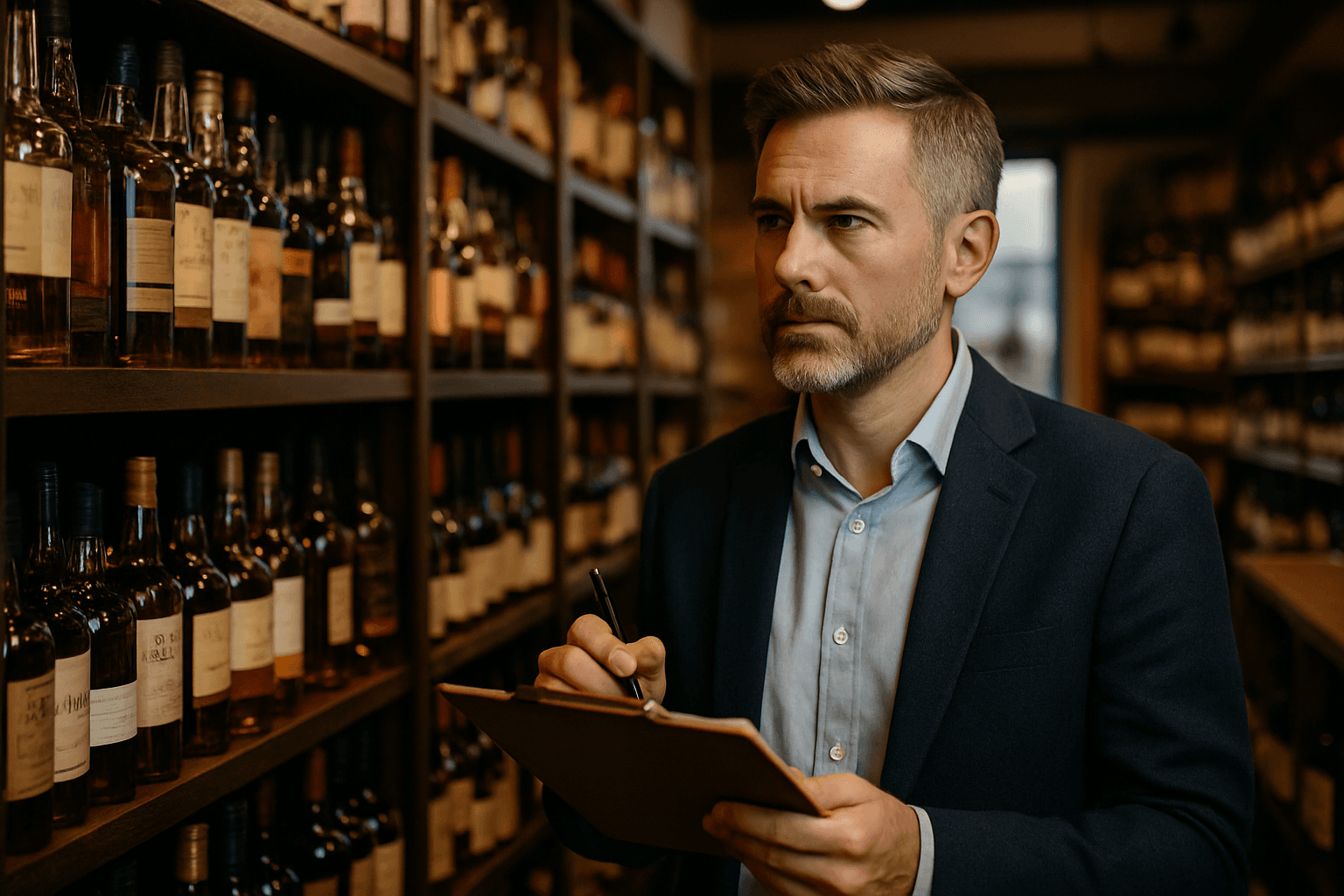 Professional photograph illustrating liquor store marketing strategy — cover image for "Why r/bourbon and r/wine Are Your Unpaid Merchandising Team: A Liquor Store's Guide to Reddit Community Intelligence" on Intentionally Creative
