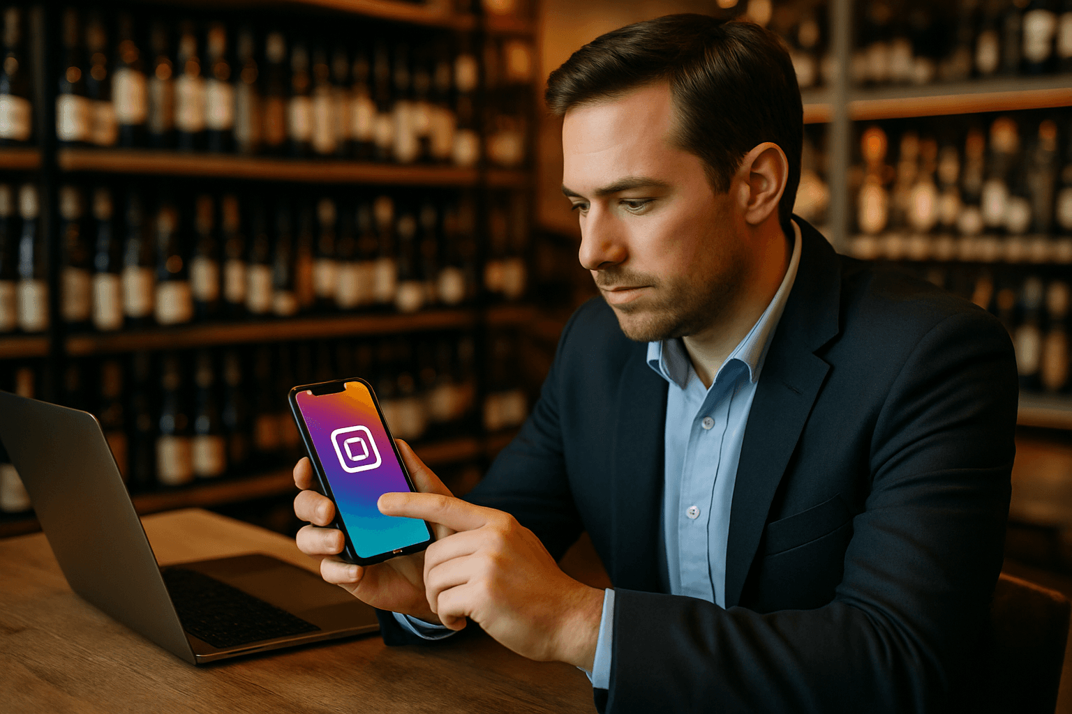 Professional photograph illustrating instagram marketing for liquor stores — cover image for "10 Instagram Marketing Strategies for Liquor Stores That Actually Drive Foot Traffic" on Intentionally Creative