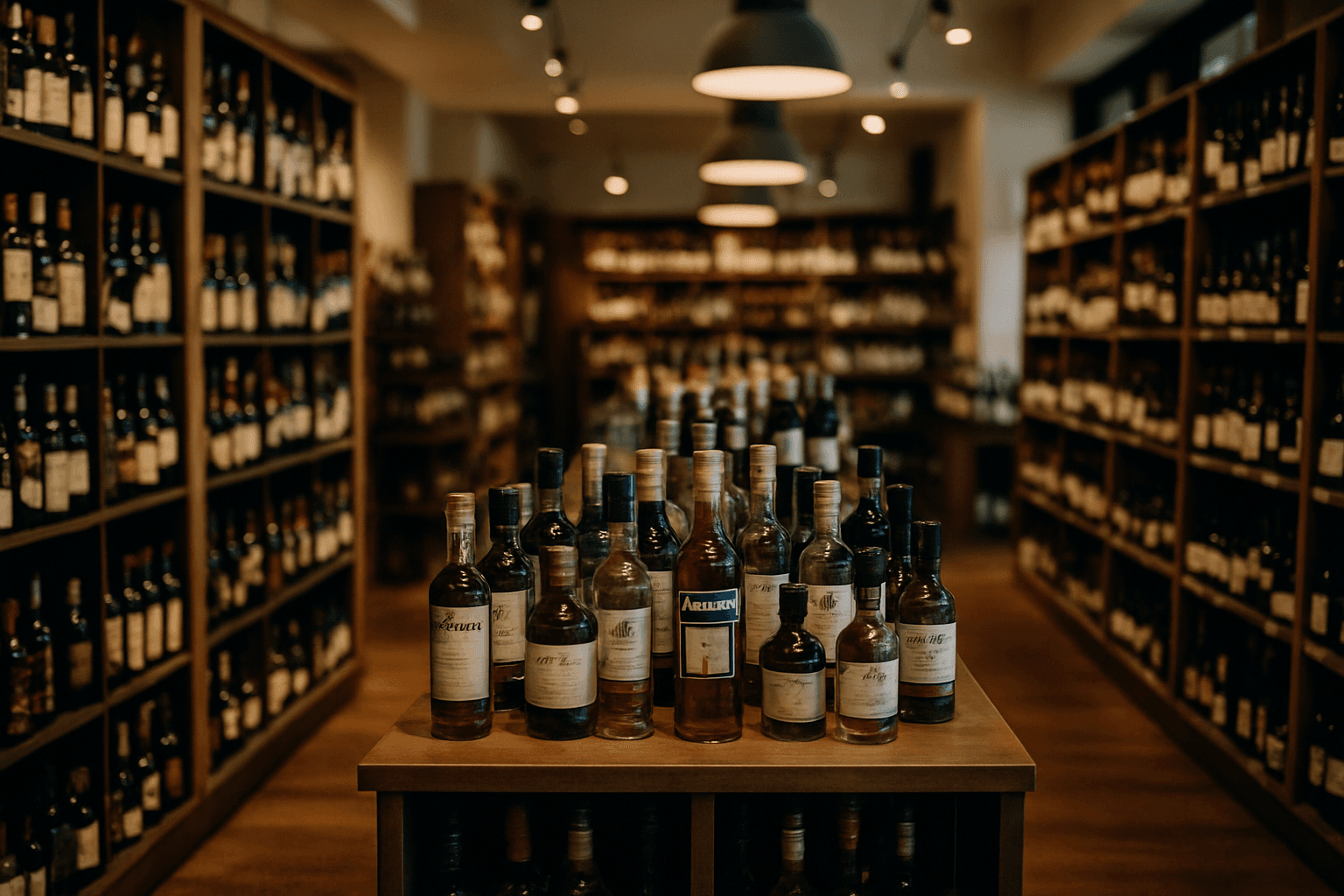 Professional photograph illustrating modern retail store interior — cover image for "Why Campari Group's 2.9% Q1 Growth Is a Signal for Independent Spirits Retailers" on Intentionally Creative