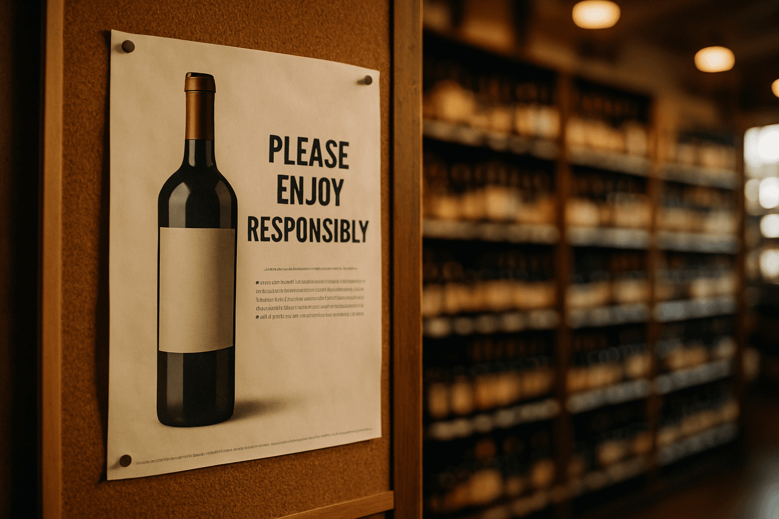 Professional photograph illustrating TTB compliant alcohol advertising — cover image for "10 TTB Compliant Alcohol Advertising Rules Every Liquor Store Must Follow in 2026" on Intentionally Creative