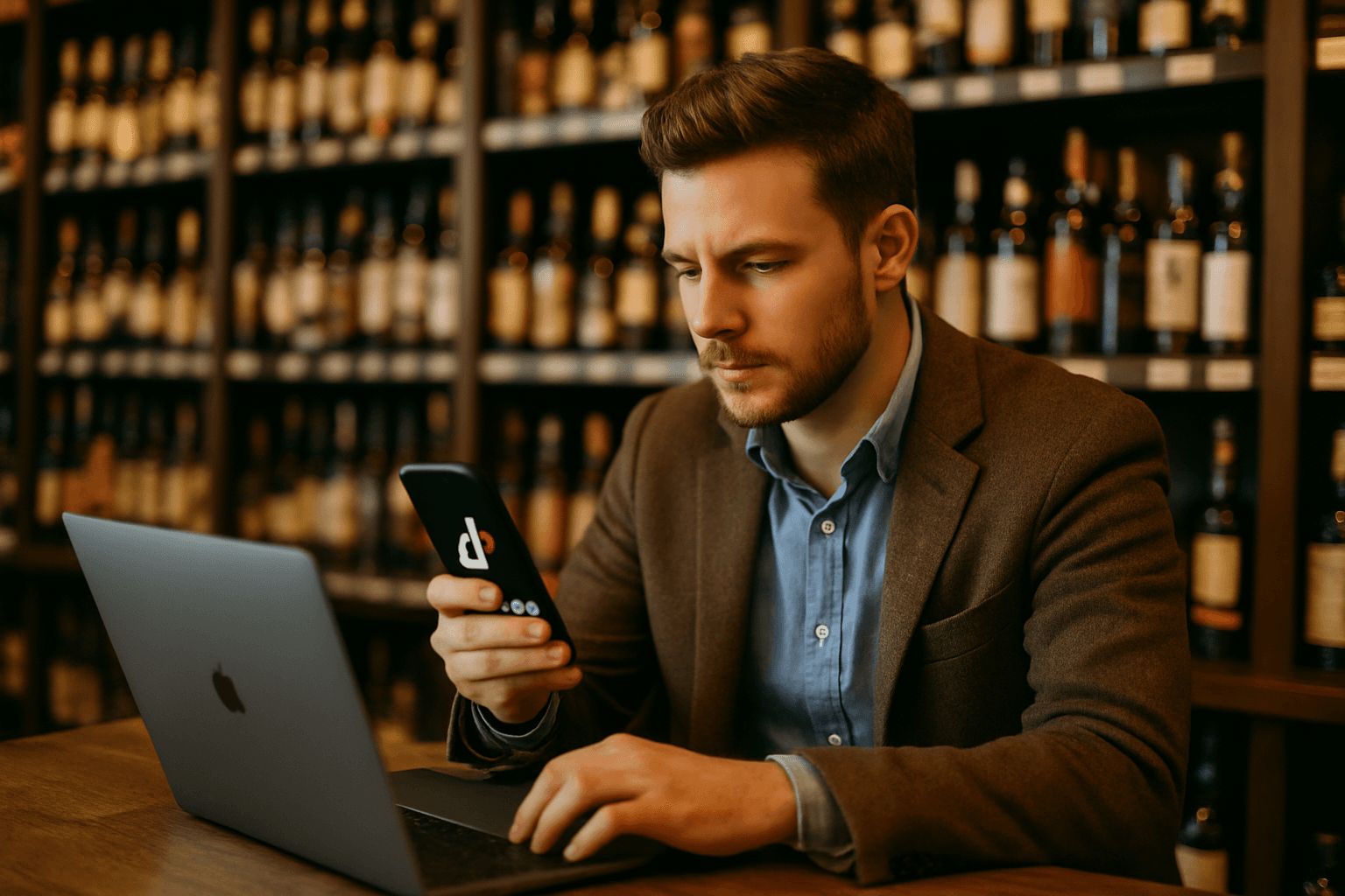 Professional photograph illustrating tiktok marketing for liquor stores — cover image for "7 TikTok Marketing Strategies for Liquor Stores That Actually Drive Foot Traffic" on Intentionally Creative