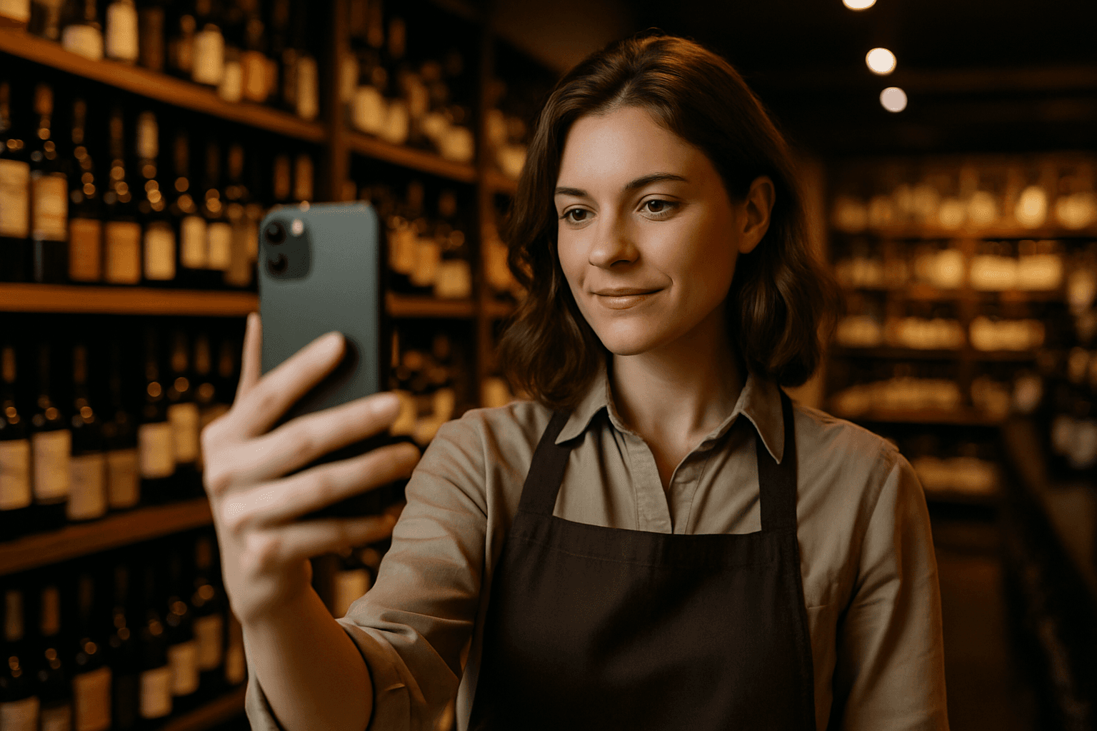 Professional photograph illustrating liquor store social media — cover image for "10 Liquor Store Social Media Content Ideas That Build Community and Drive Sales" on Intentionally Creative