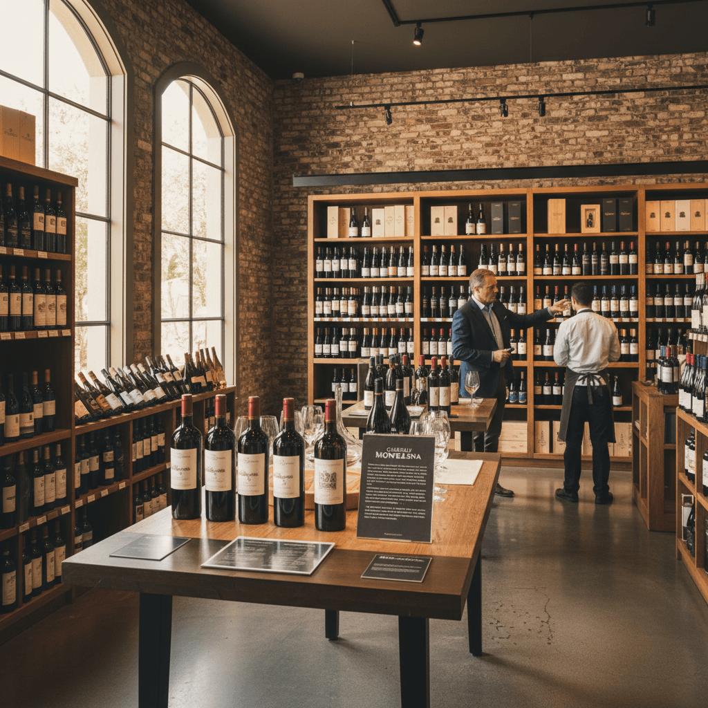Professional photograph illustrating modern retail store interior — cover image for "Bo Barrett and the Legacy of Chateau Montelena: What Retailers Should Know About This Iconic Estate" on Intentionally Creative