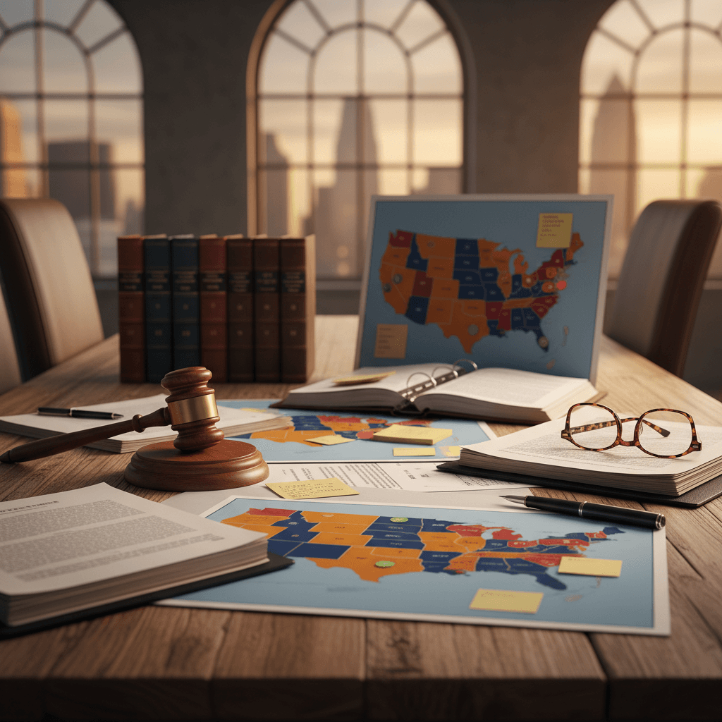 Professional photograph illustrating alcohol advertising regulations by state — cover image for "State-by-State Social Media Ad Restrictions for Alcohol Retailers: A 2025 Compliance Update" on Intentionally Creative