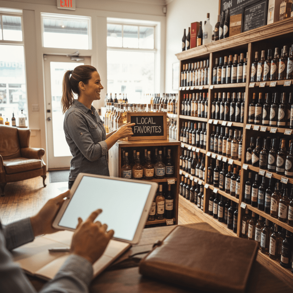 Professional photograph illustrating liquor store SEO — cover image for "Why Most Liquor Store SEO Strategies Fail (And the Local Search Playbook That Actually Works)" on Intentionally Creative