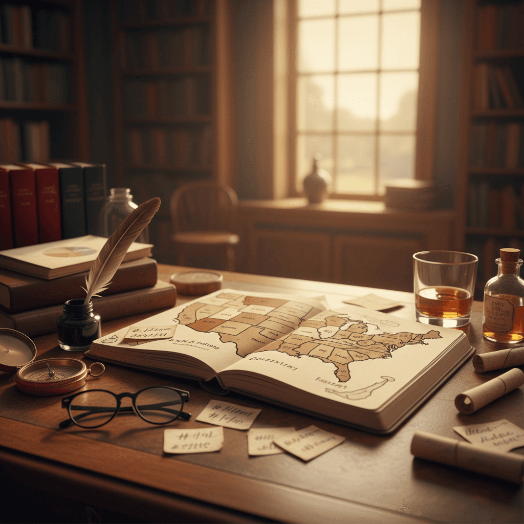 Professional photograph illustrating social media restrictions alcohol retailers by state — cover image for "State-by-State Social Media Restrictions for Alcohol Retailers: A Mid-2025 Update" on Intentionally Creative