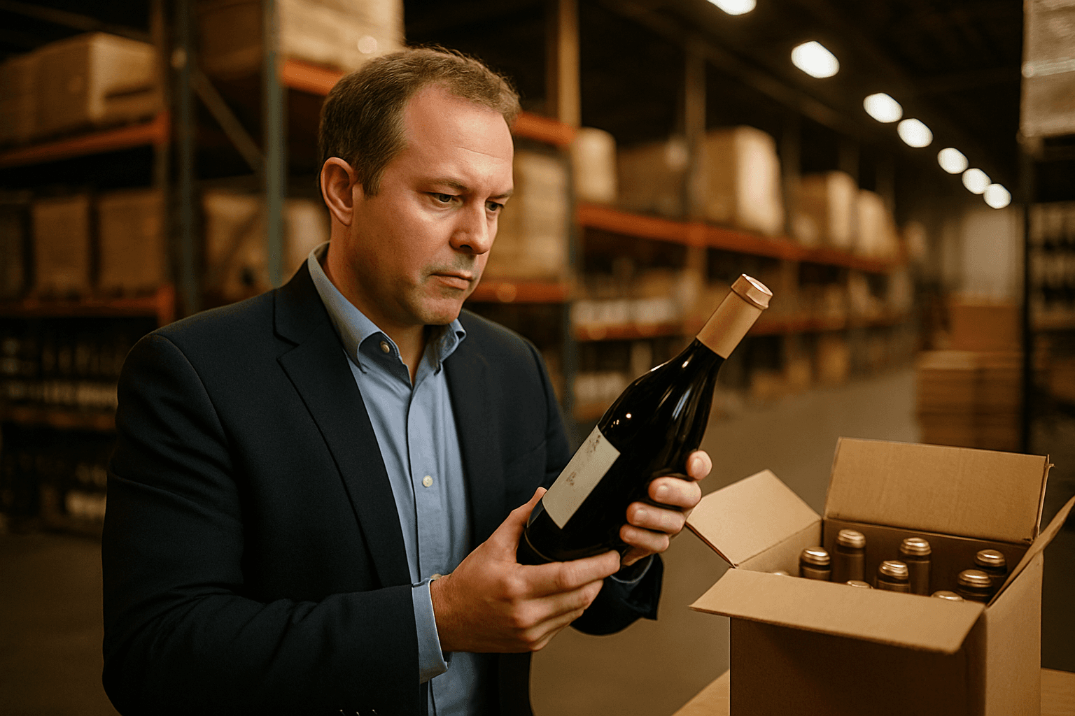 Professional photograph illustrating liquor distribution expansion independent retailers — cover image for "Johnson Brothers Expands Copper Cane Distribution Into Indiana: What Multi-State Distribution Moves Signal for Independent Retailers" on Intentionally Creative