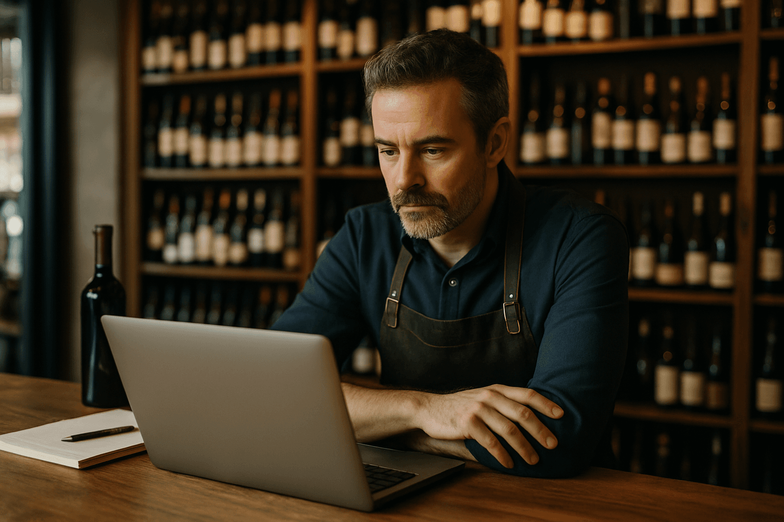 Professional photograph illustrating local link building for liquor stores — cover image for "Local Link Building for Liquor Stores: How to Earn Backlinks from Food Bloggers, Event Sites, and Community Pages" on Intentionally Creative