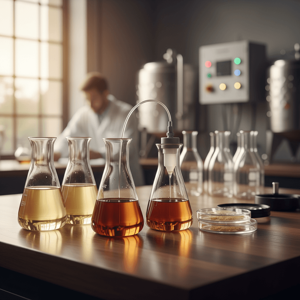 Professional photograph illustrating no and low alcohol wine technology — cover image for "No- and Low-Alcohol Wine Technology Is Advancing Fast: How Nano-Filtration and Novel Yeasts Are Creating Products Worth Stocking" on Intentionally Creative