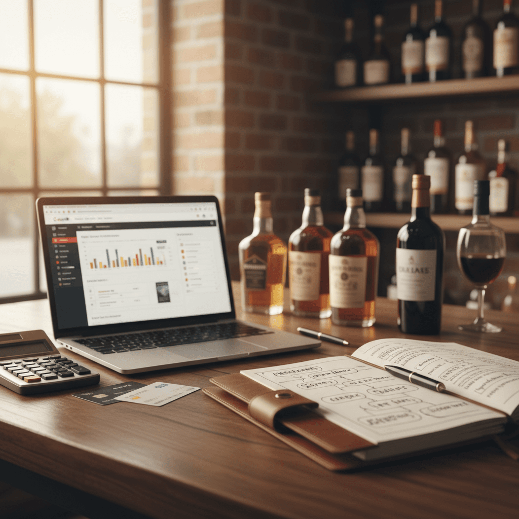Professional photograph illustrating Google Ads for liquor stores — cover image for "How to Build a Google Ads Search Campaign for Your Liquor Store: Keyword Strategy, Ad Copy Compliance, and Budget Tips for First-Time Advertisers" on Intentionally Creative