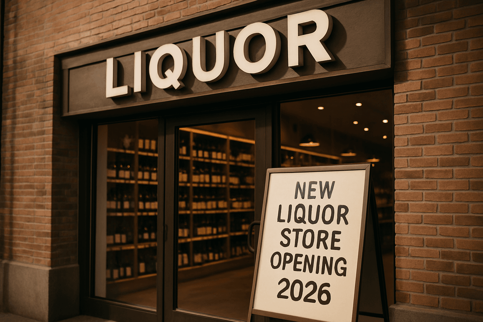 Professional photograph illustrating new liquor store openings 2026 — cover image for "New Liquor Store Openings Are Surging in 2026: What Toor Wine & Liquor and Other Indie Launches Reveal About the Competitive Landscape in Your Market" on Intentionally Creative