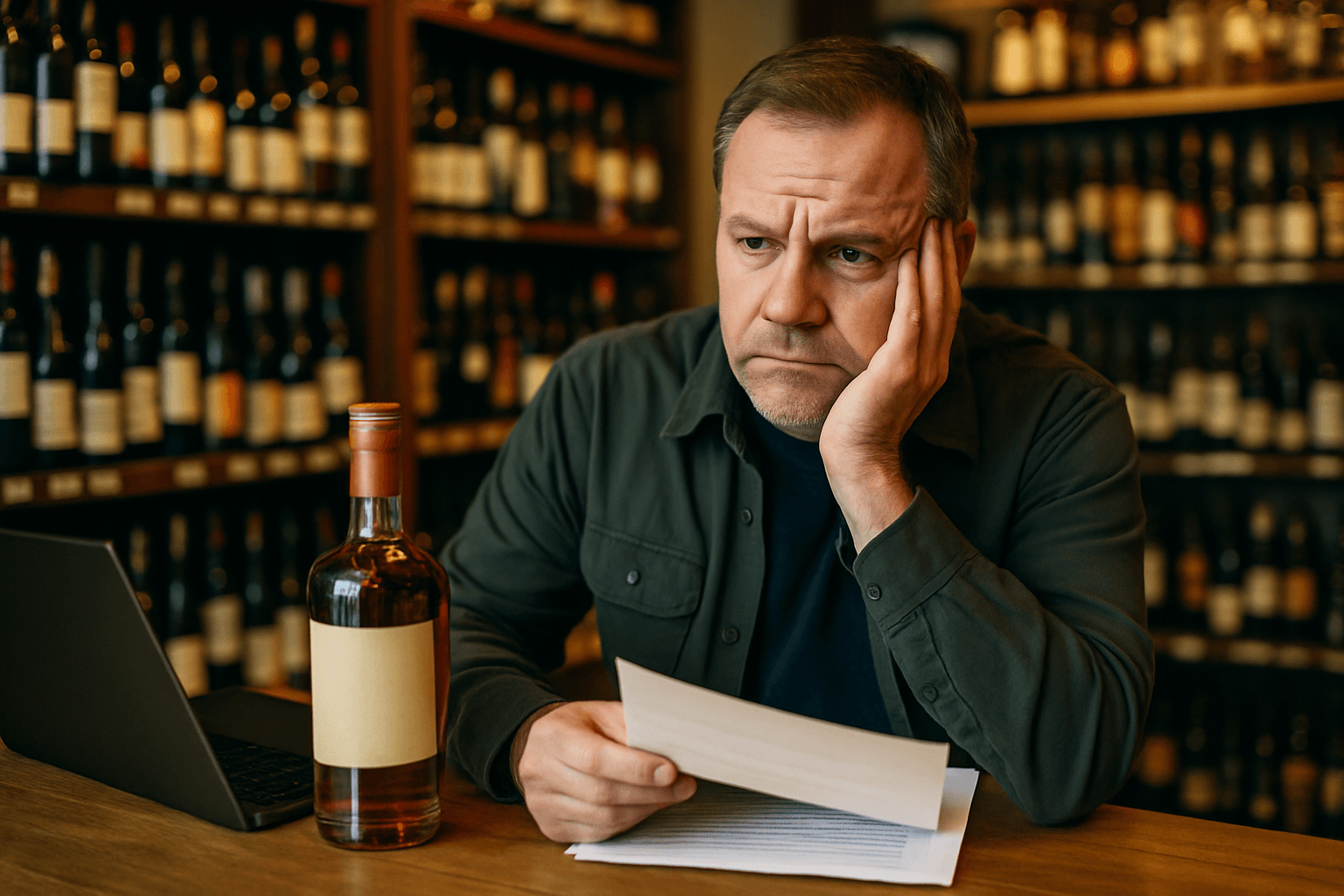 Professional photograph illustrating TTB label approval delays liquor retailers — cover image for "What TTB Label Approval Delays Mean for Your New Product Pipeline: How Independent Retailers Can Plan Around Federal Compliance Bottlenecks" on Intentionally Creative